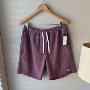 Rhône 7.5" R&R Swim Trunk in Shadow Plum NWT